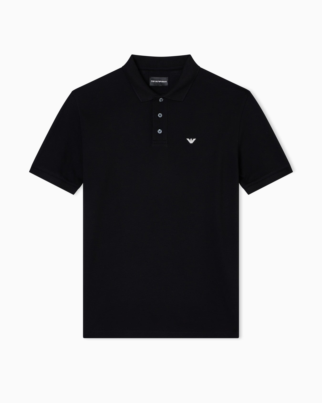 Emporio Armani slim fit polo tshirt BLK