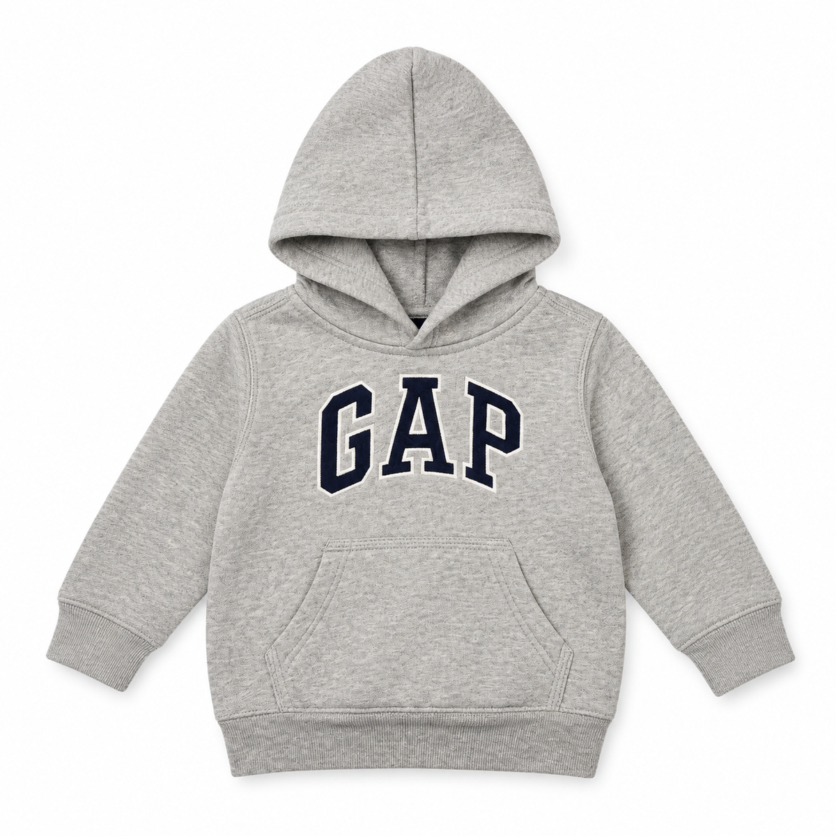 GAP Baby Boys’ Grey Logo Hoodie
