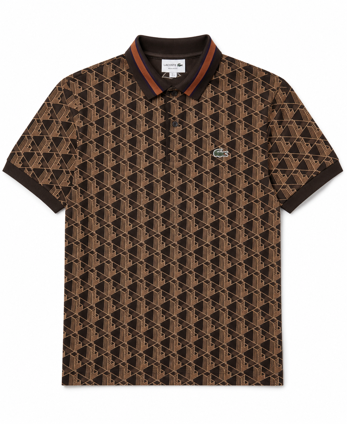 Lacoste Monogram Jacquard Polo Shirt