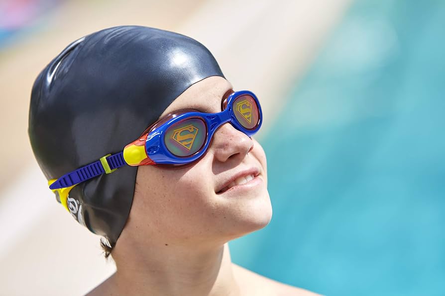 Zoggs Superman Hologram Unisex Youth Swimming Goggles