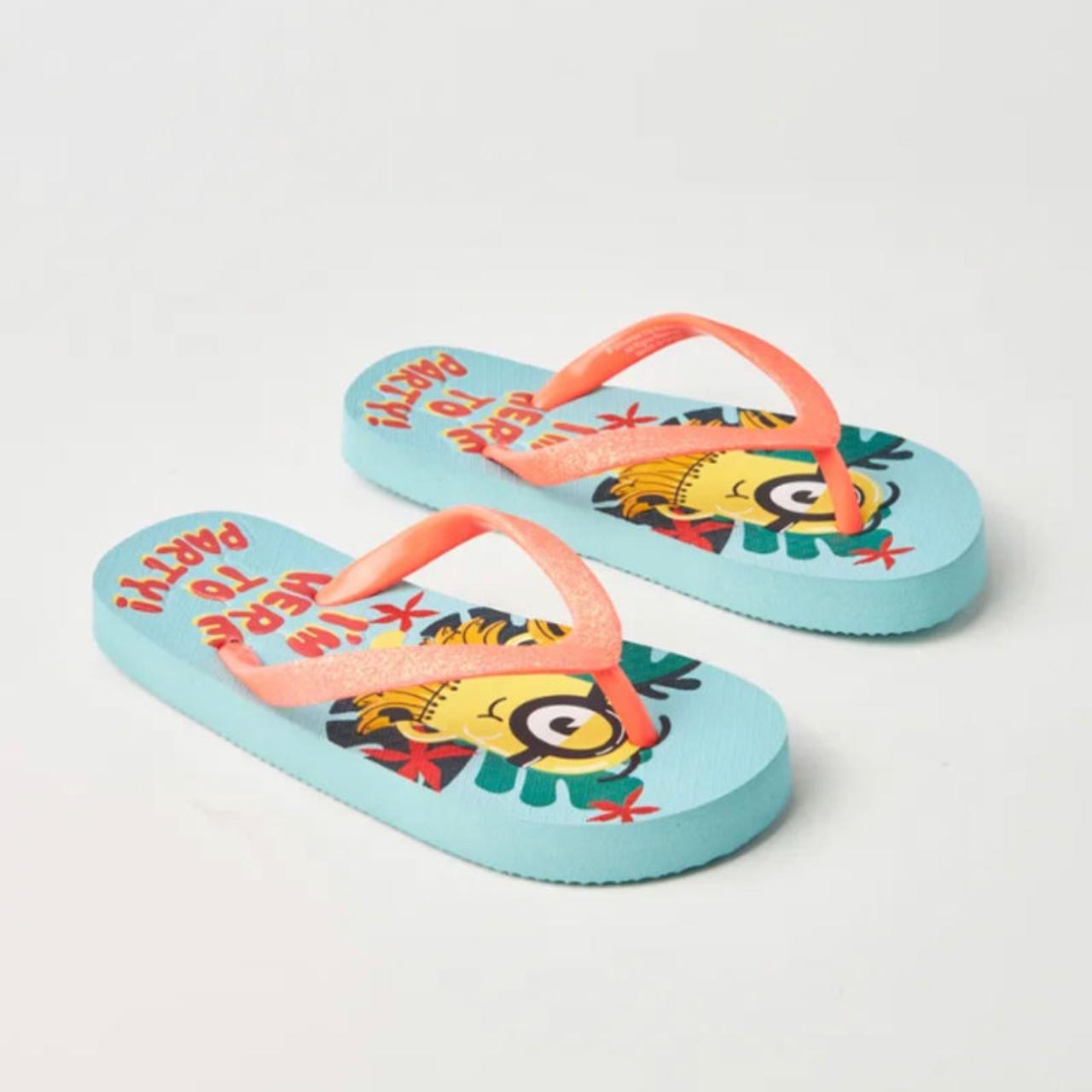 Minions Slide Flip Flop Girls