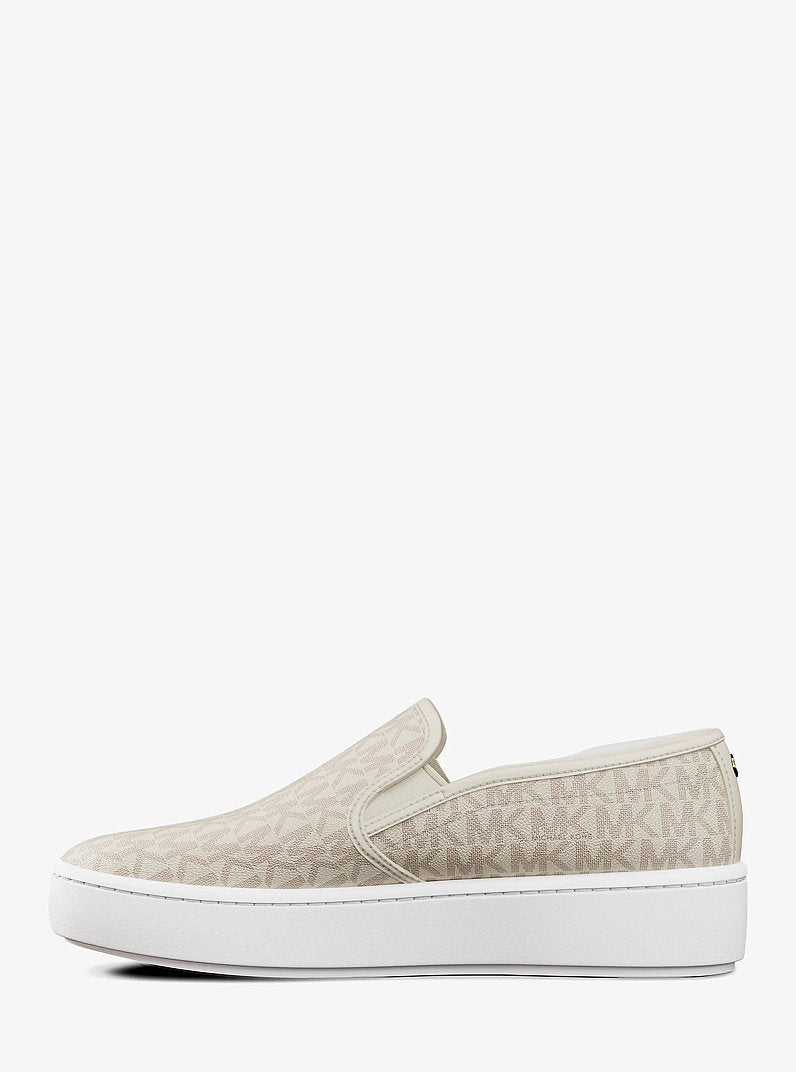 Michael Kors Teddi Signature Logo Slip-On Sneaker in
VAN/CREAM