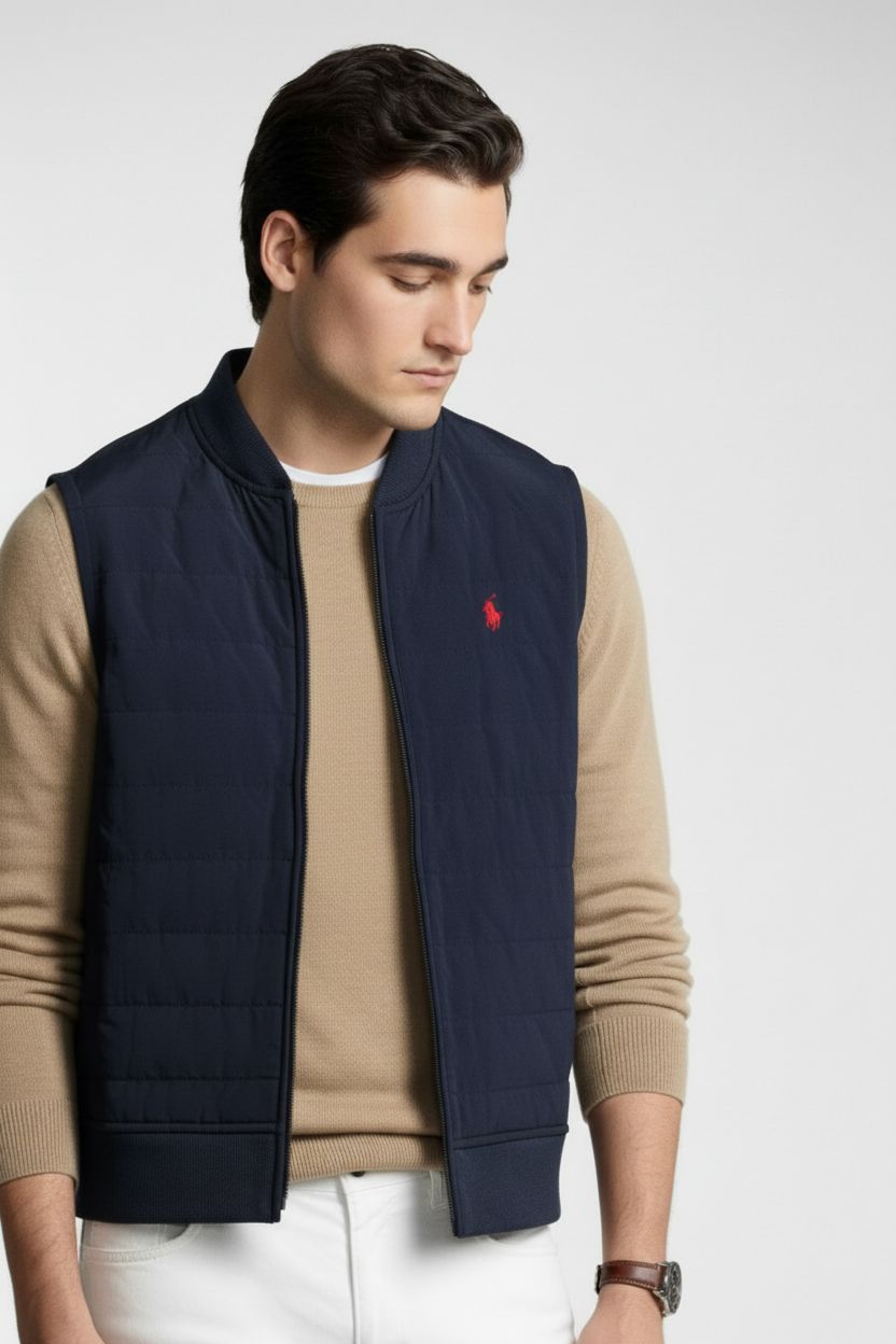 Ralph Lauren Fleeced Vest Navy