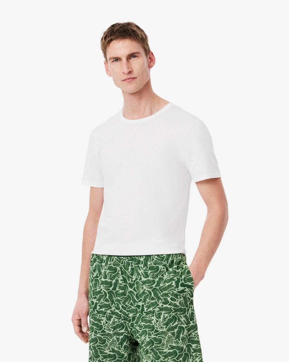 LACOSTE 3 PACK UNDERTSHIRT WHITE CREW NECK