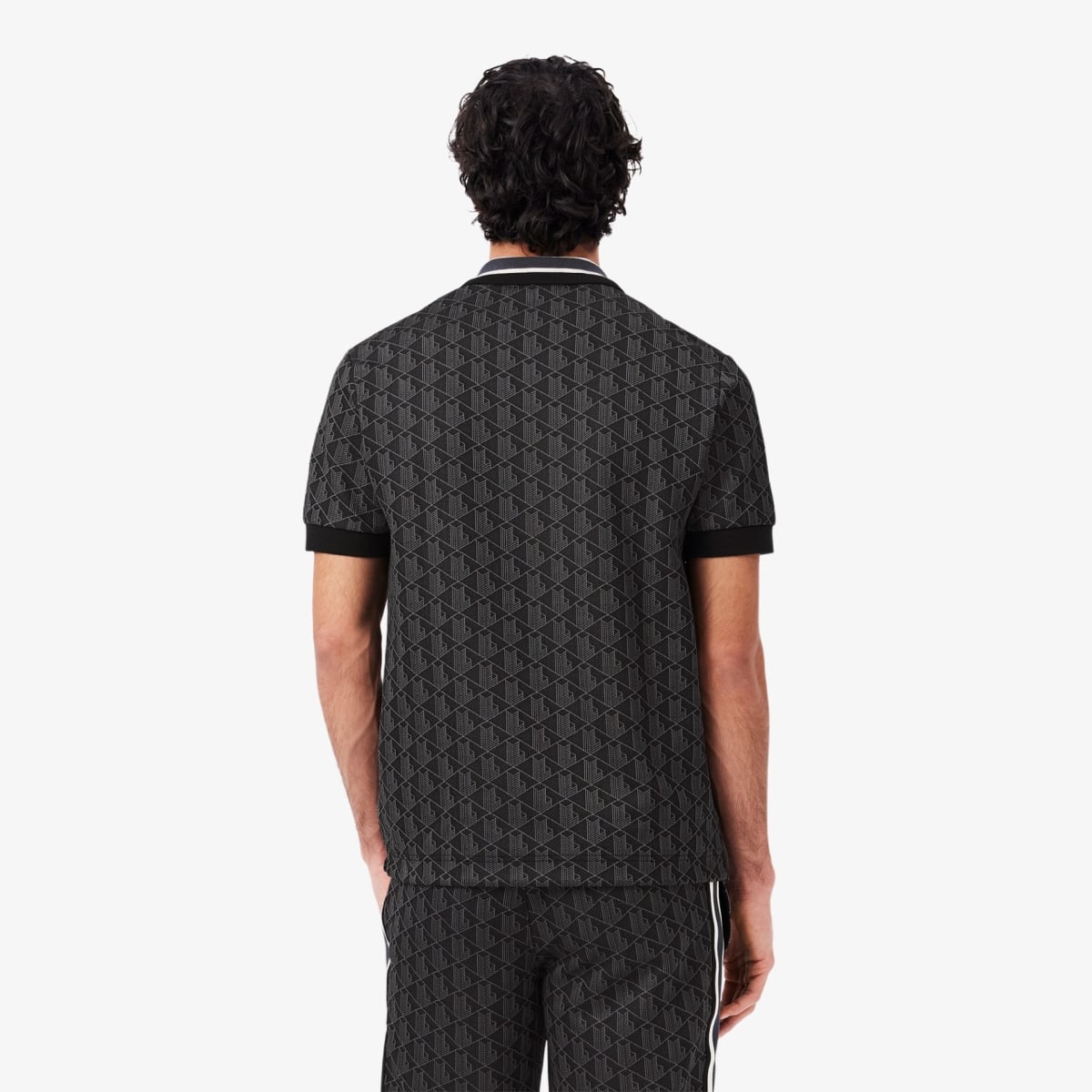 Lacoste Monogram Jacquard Polo Shirt