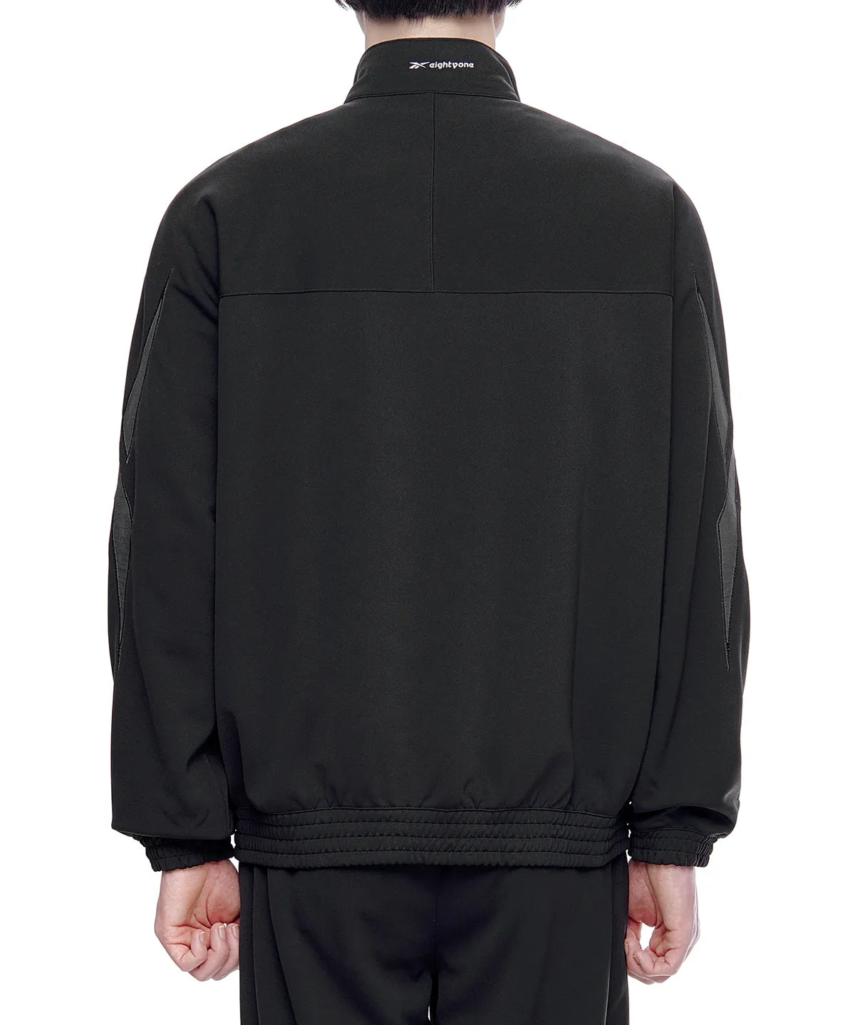 Reebok Eightyone Black Track Jacket with Grey Sleeve Details Unisex