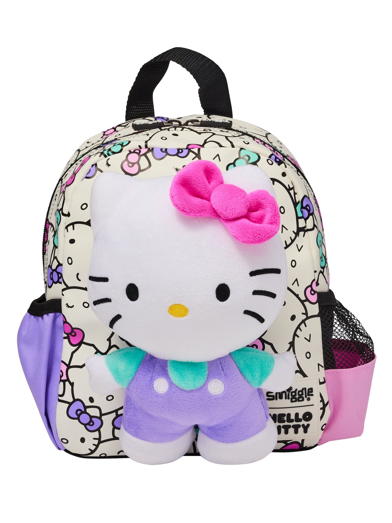 Smiggle Hello Kitty Teeny Tiny Backpack With Detachable Plush Toy