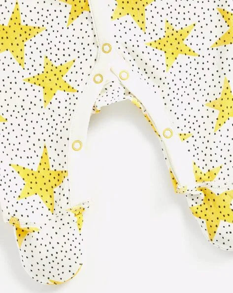 Mothercare Star Print Sleepsuit