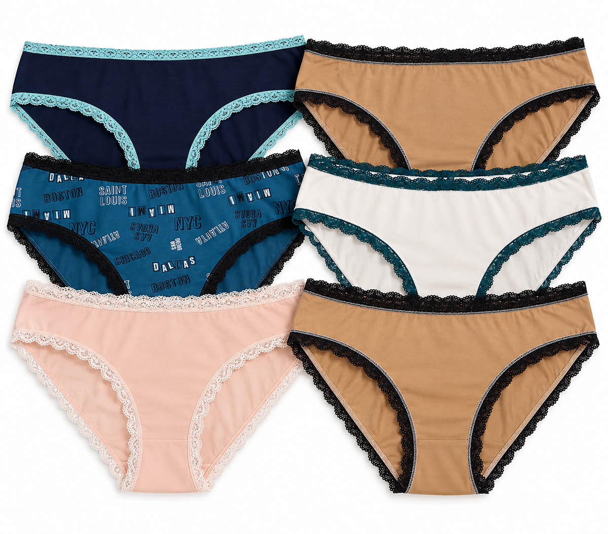 American Eagle 6 Pack Women’s Cotton Briefs
