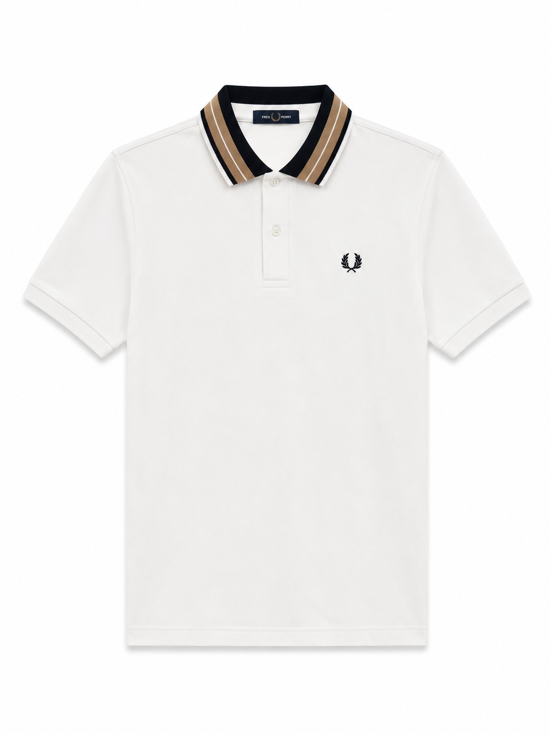 Fred Perry white polo shirt