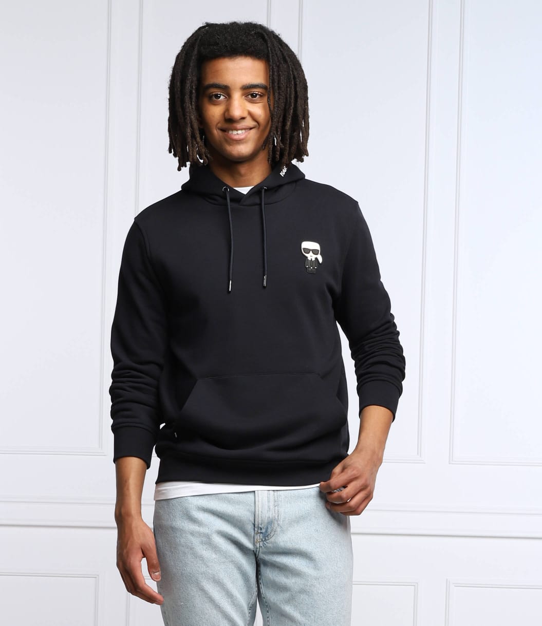 KARL LAGERFELD Hoodie Uni Sex Slim Fit Melton