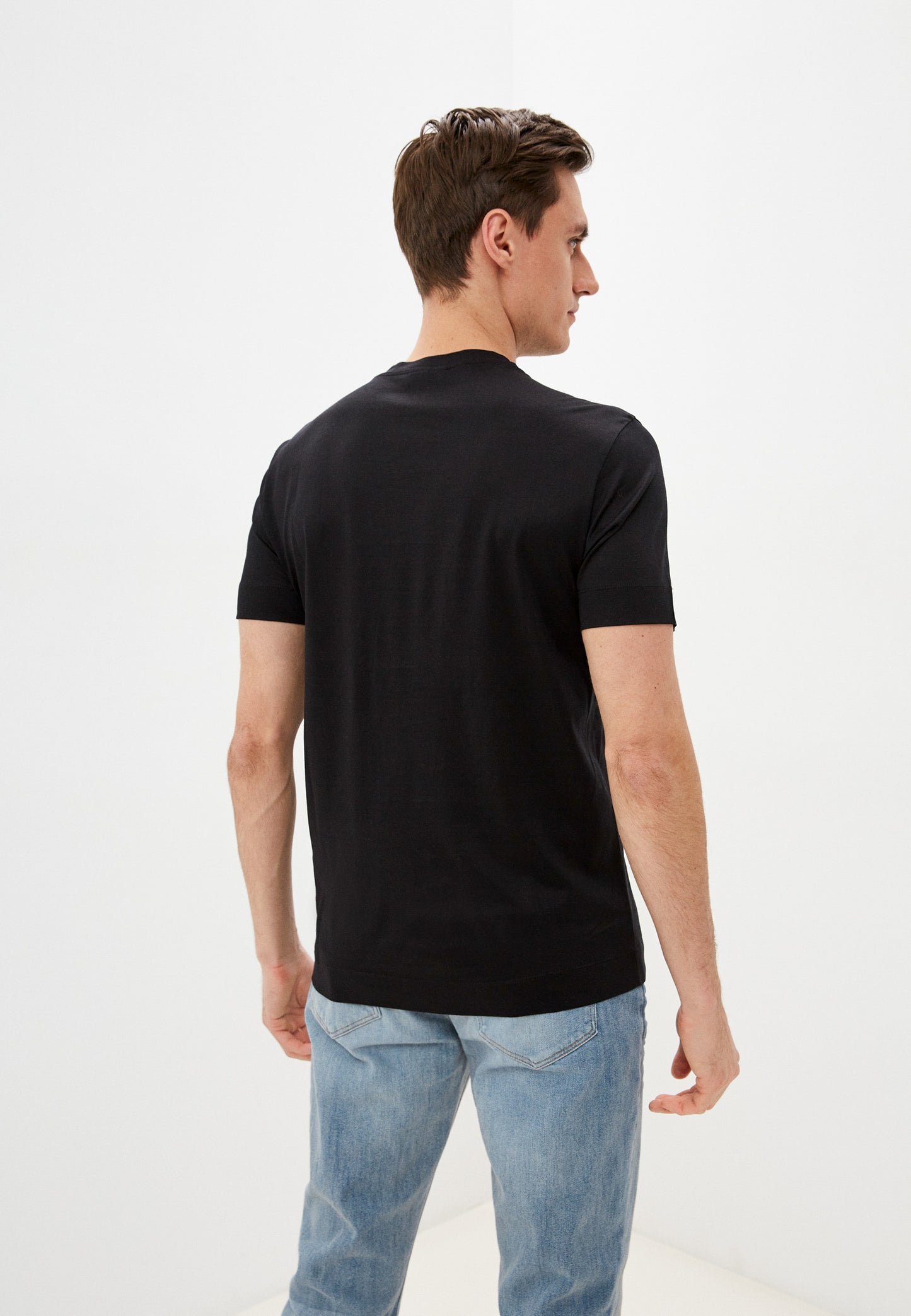 EMPORIO ARMANI Ogo-Bear Crewneck T-Shirt - Black