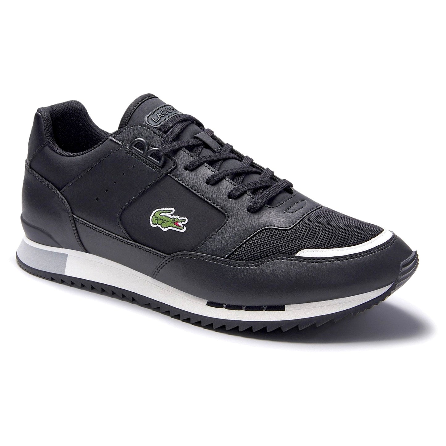 Lacoste Mens Black Partner Runway 01201 Sma Shoes