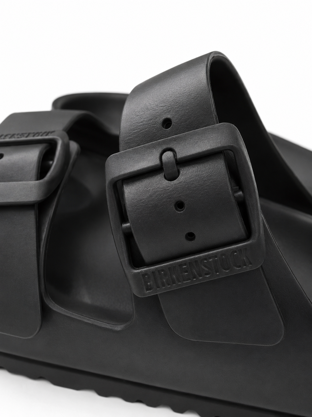 Birkenstock Raper Pine Double Strap Slides - Black