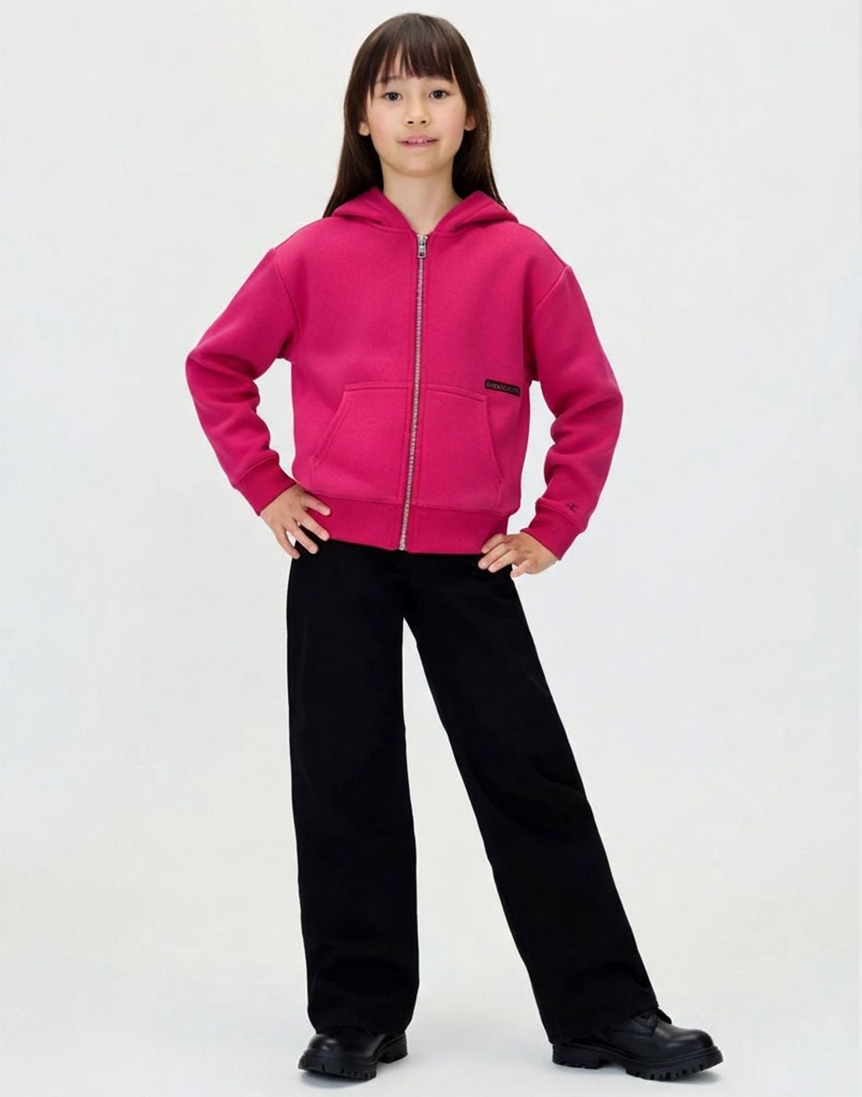 Calvin Klein MICRO FLOCK RELAXED ZIP THROUGH Hoodies fleece