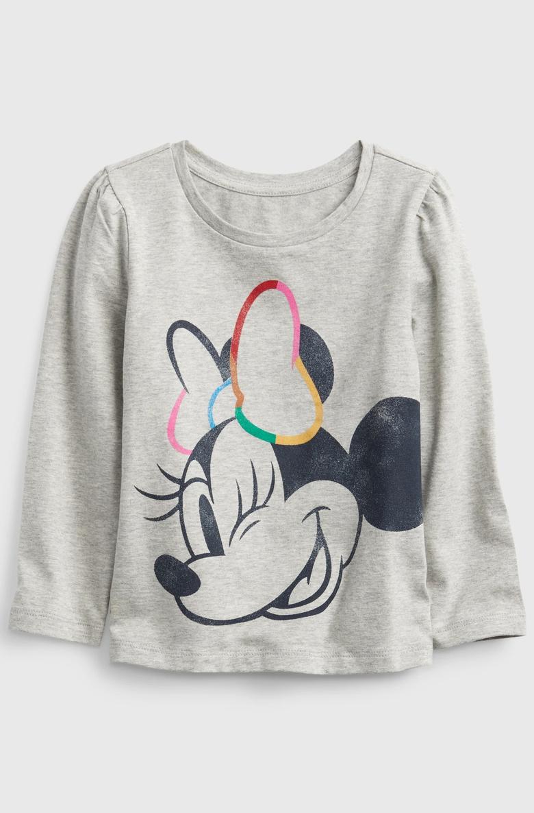 MINNIE MOUSE GIRLS LONG SLEEVE COTTON TSHIRT