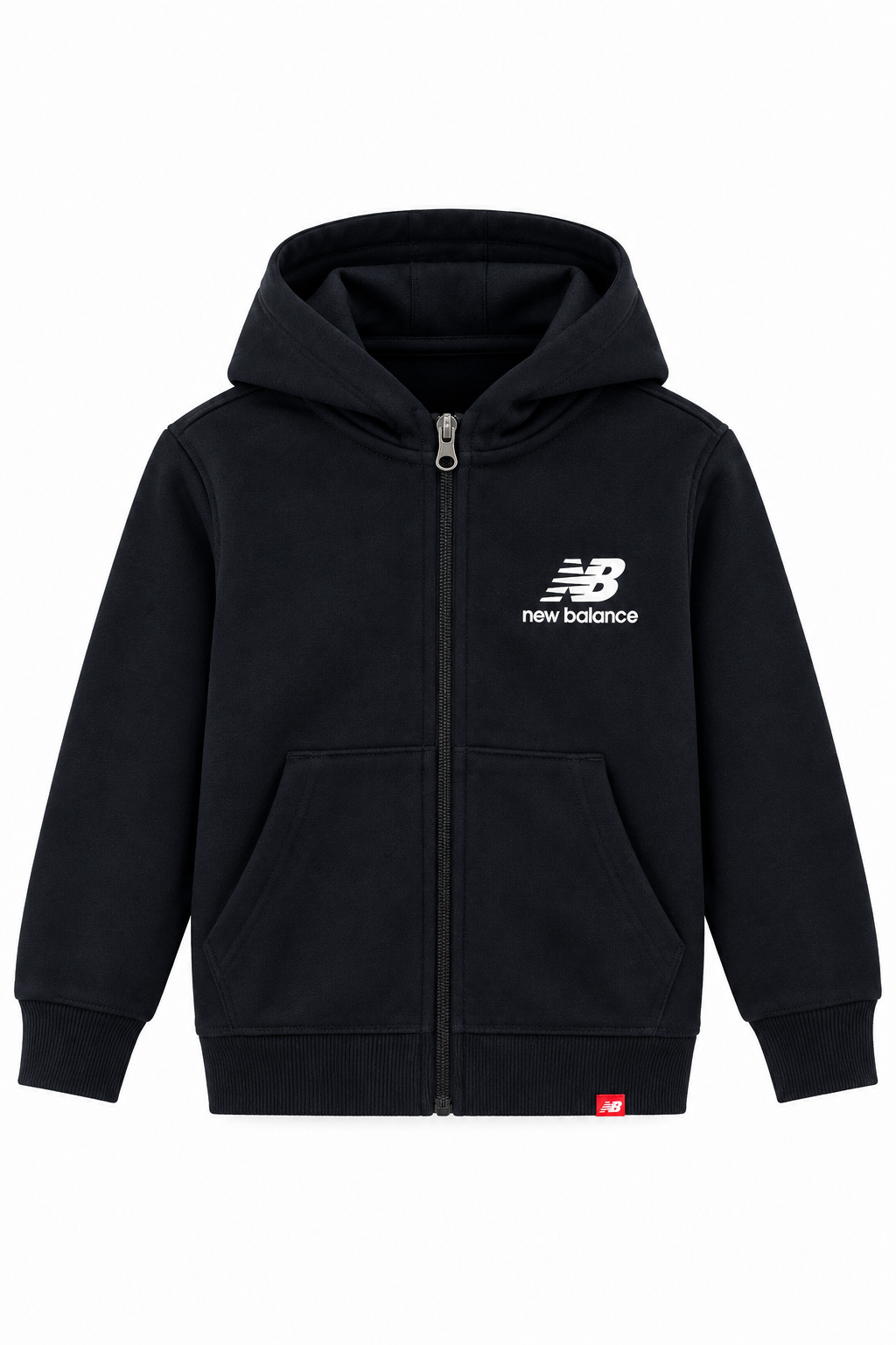 New Balance Kids Black Zip-Up Hoodie