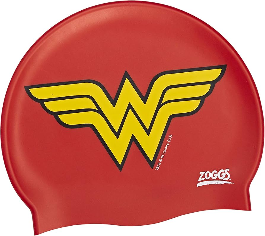 Zoggs Wonder Woman Silicone Swim Cap