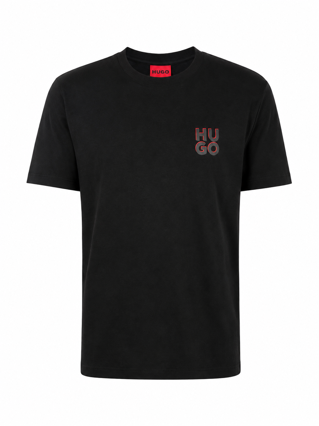 Hugo Tshirt Men Round Black