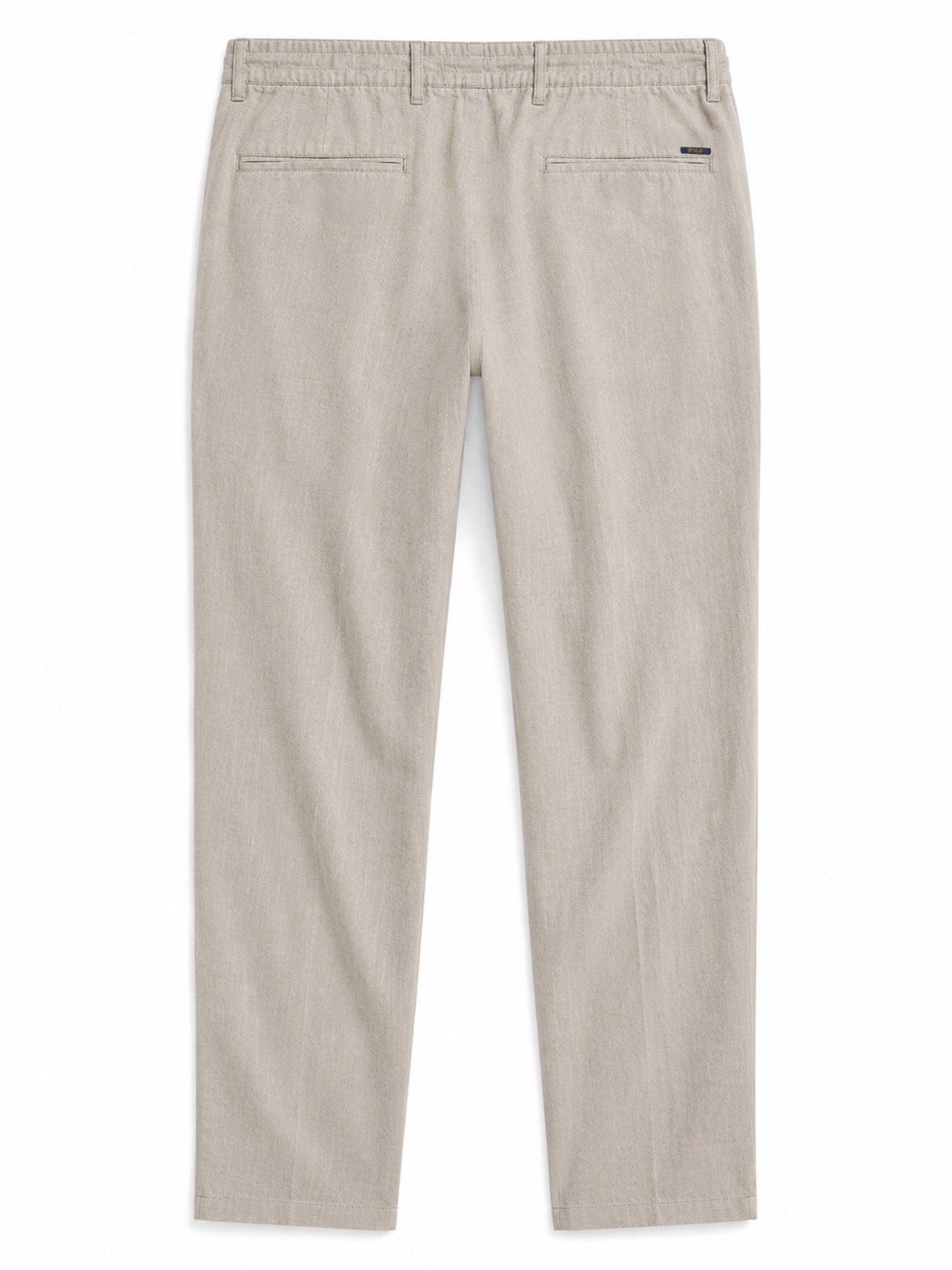 Ralph Lauren straight fit linen cotton trouser Light Greige