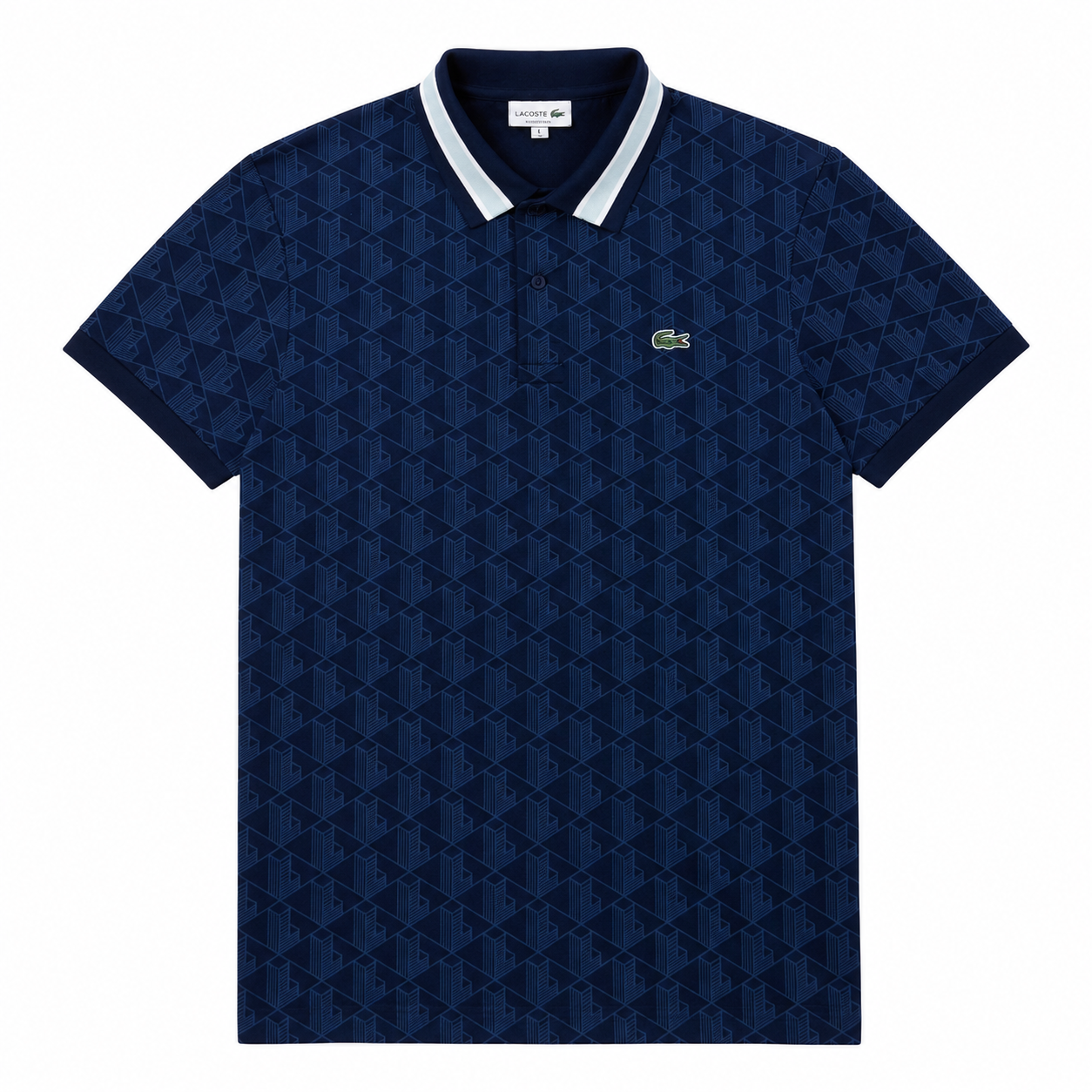 Lacoste Monogram Jacquard Polo Shirt