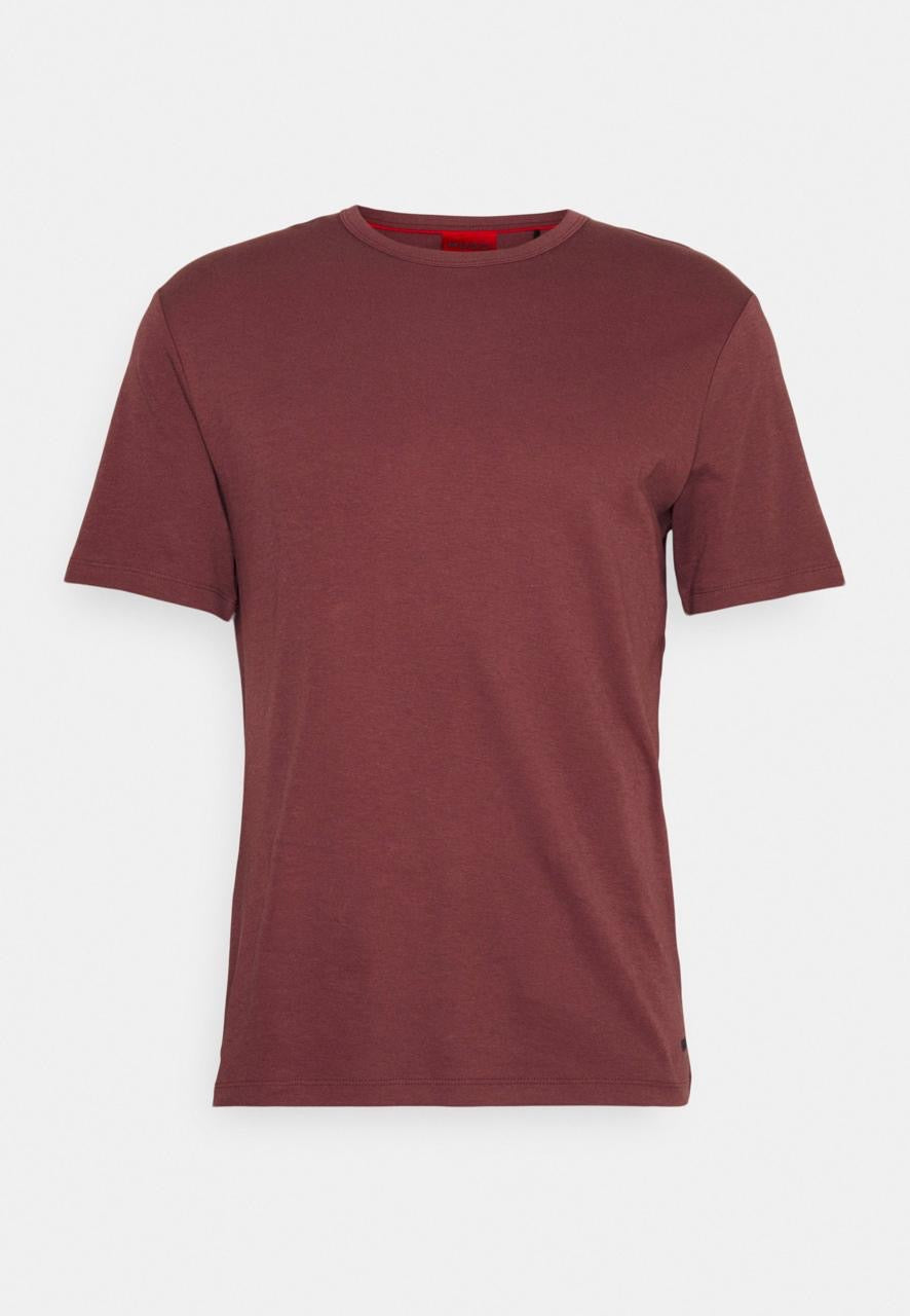 HUGO BASIC LYCR TSHIRT BURGNY