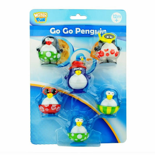 Go Go Penguin Bath Toys Set – Floating Water Fun for Kids