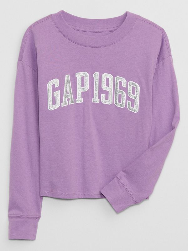GAP GIRLS LONG SLEEVE COTTON TSHIRT