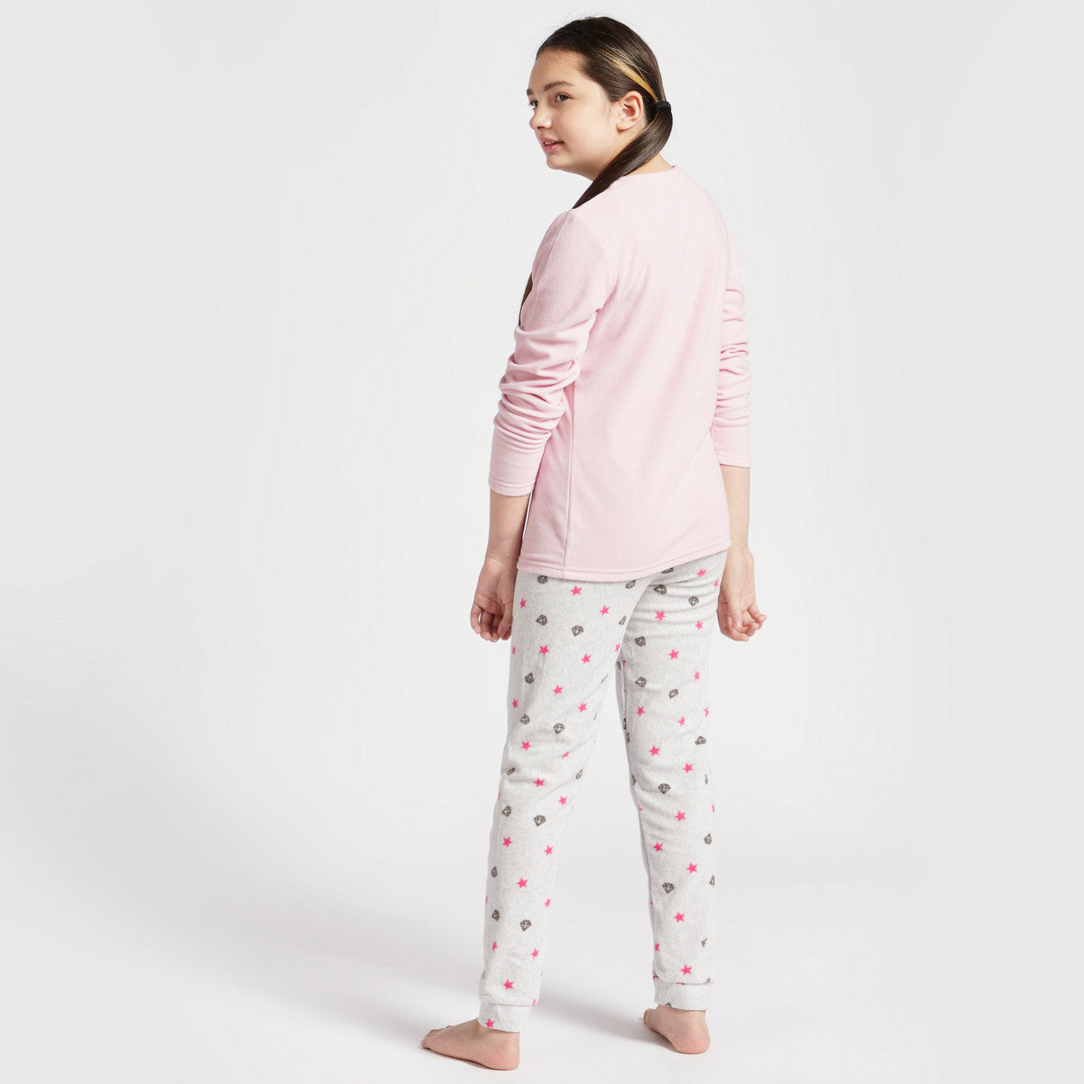 Max Pajama Pink Fleece Girls