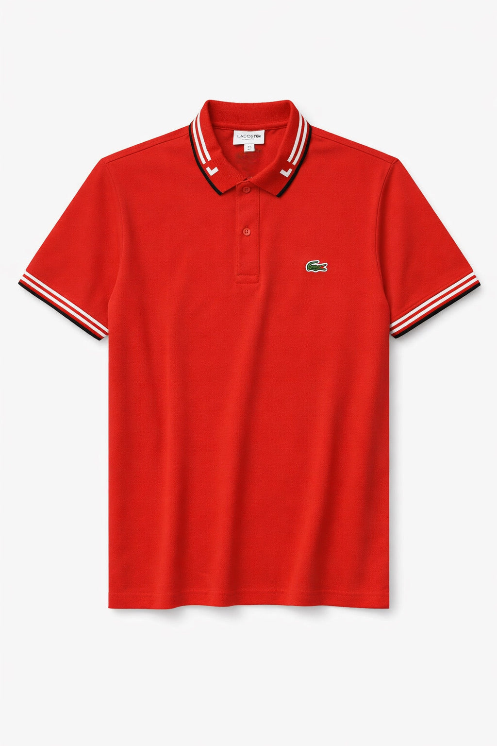 LACOSTE POLO TSHIRT SLIM FIT G  LOGO RED