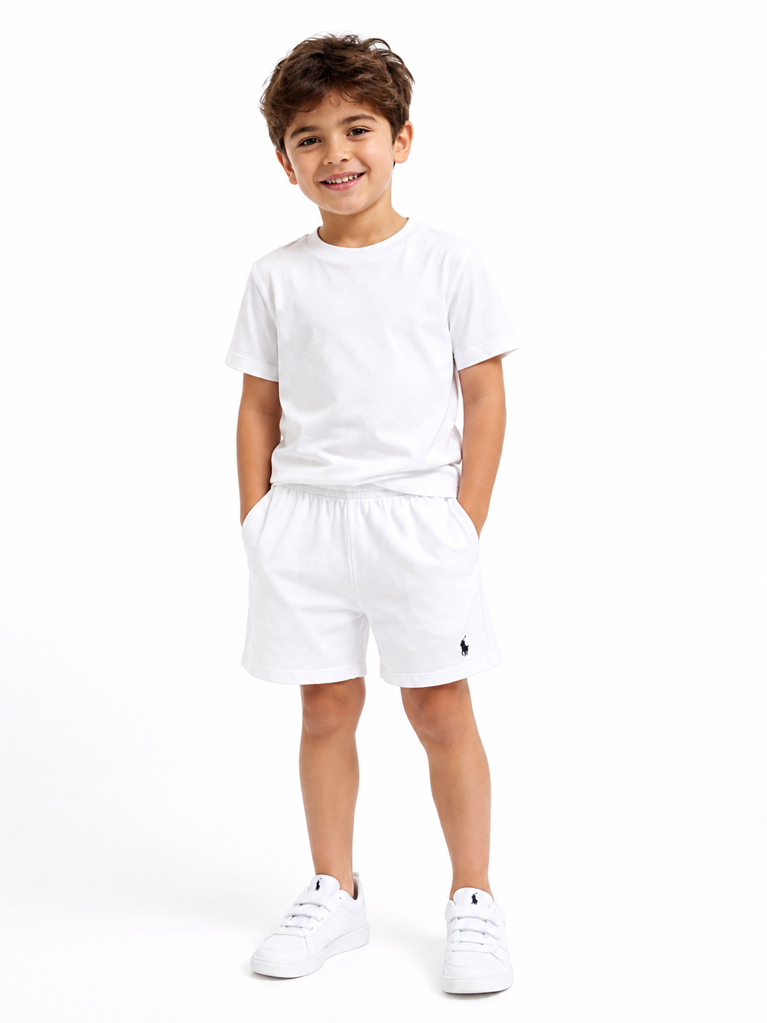 Ralph Lauren Short Kids Boys White