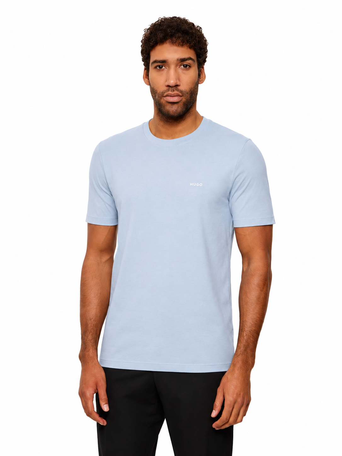 Hugo Tshirt Round Baby Blue