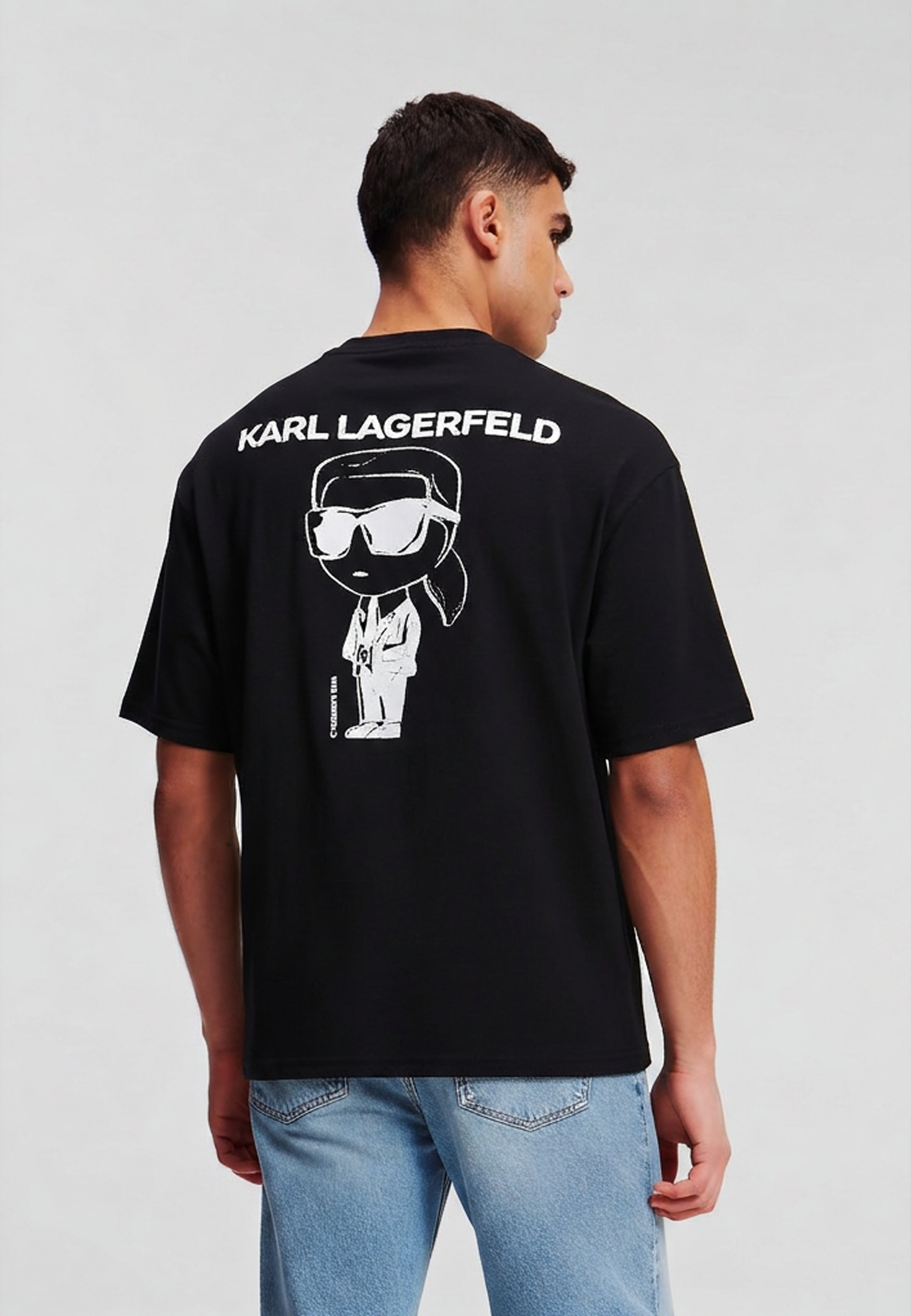 Karl Lagerfeld ikonk oversized black tshirt
