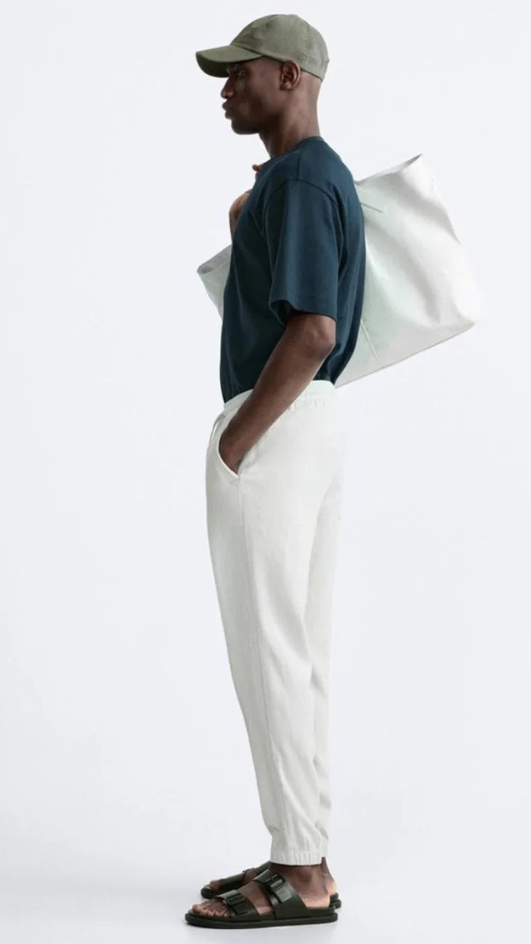 Zara Viscose Linen Pant