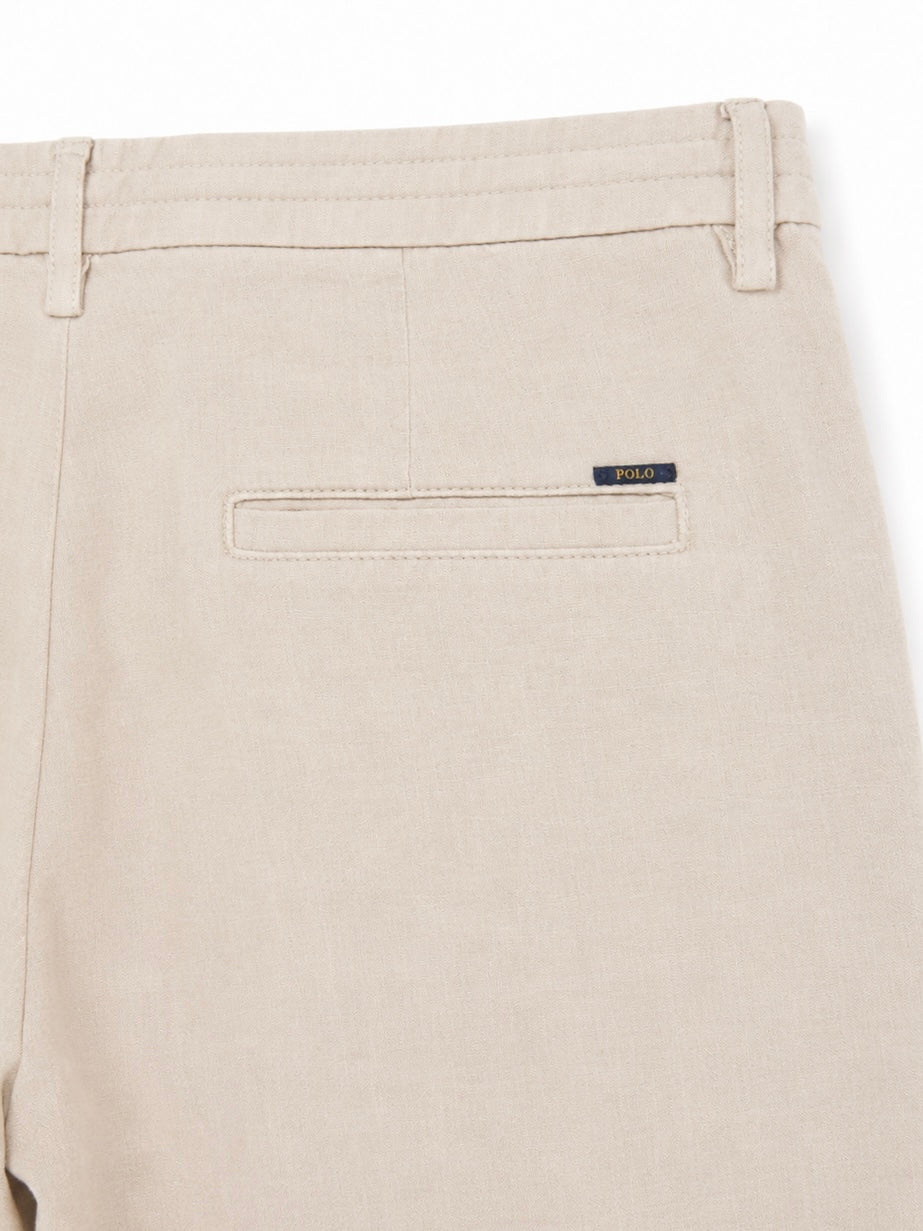 Ralph Lauren straight fit linen cotton trouser