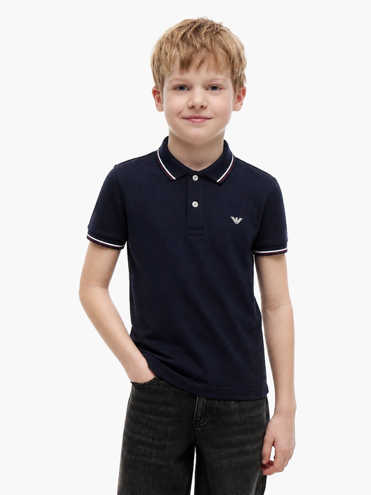 Emporio Armani Kids Tshirt Polo Navy