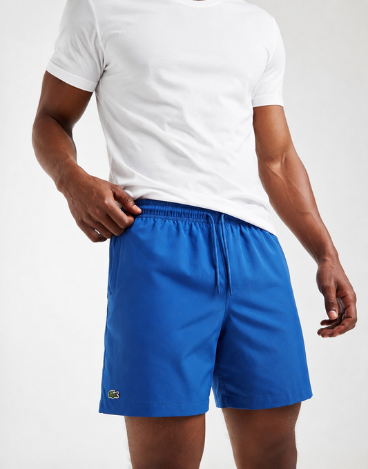 Lacoste Men's Light Quick-Dry Shorts electric blue