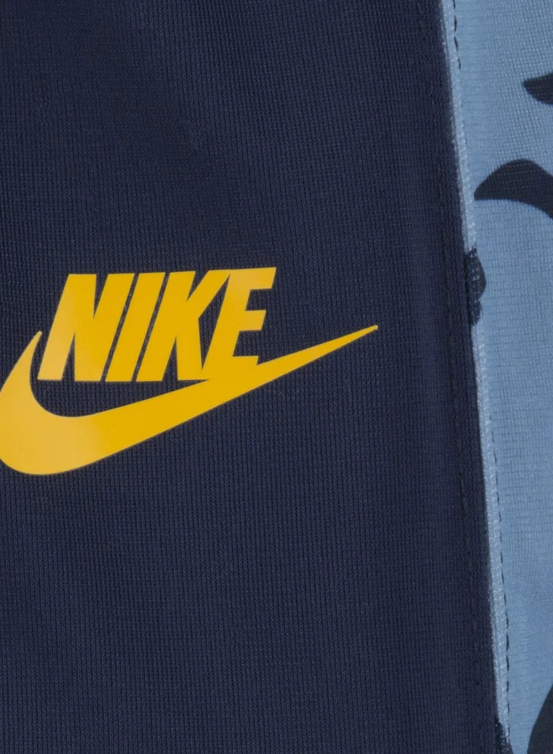 Nike Boys’ Blue Camo Tracksuit Set – Full-Zip Jacket & Joggers