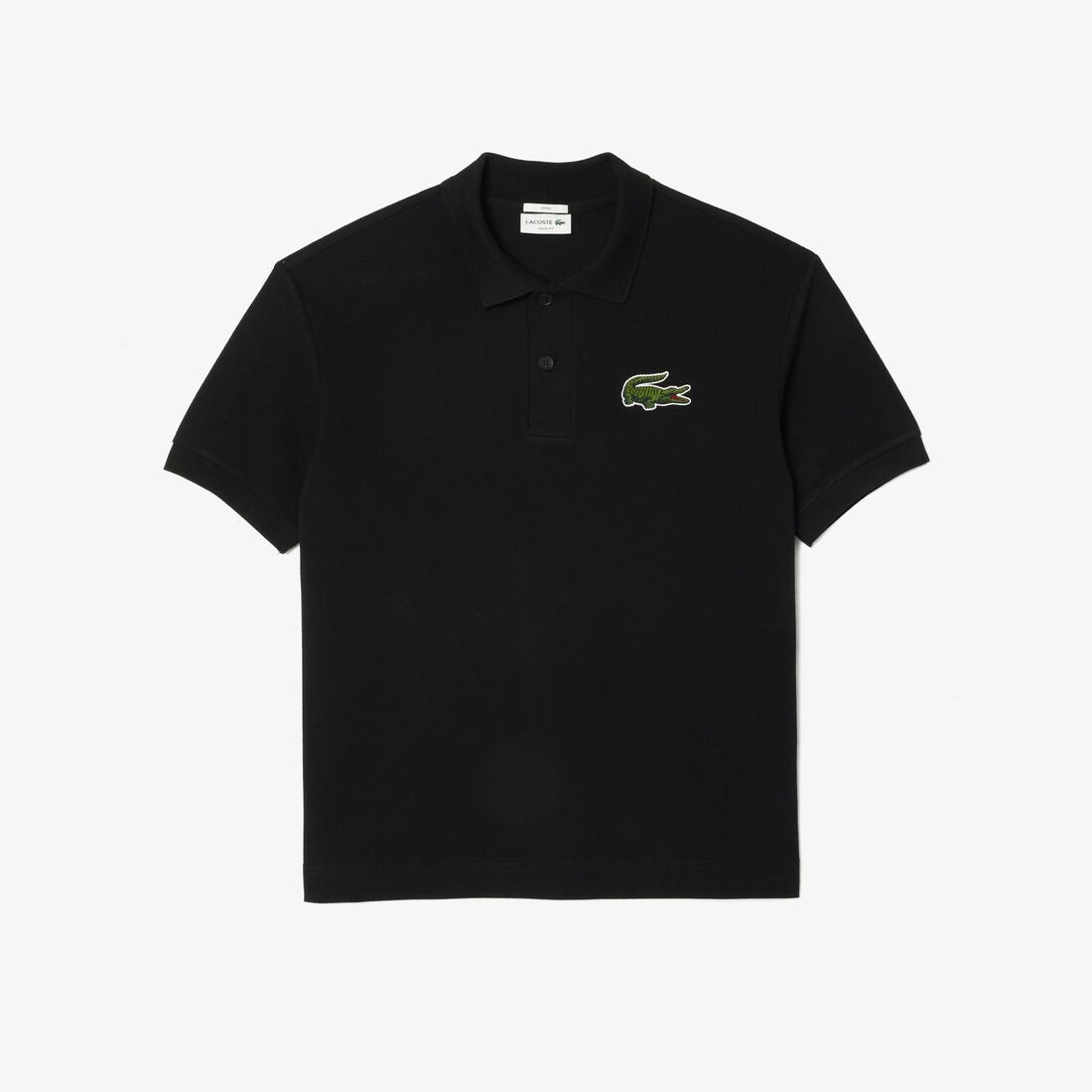 LACOSTE POLO TSHIRT SLIM FIT BIG G LOGO BLK