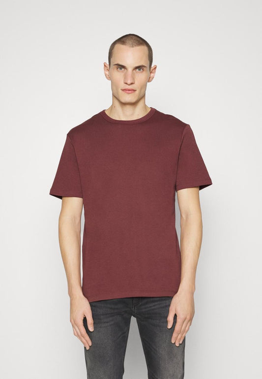 HUGO BASIC LYCR TSHIRT BURGNY
