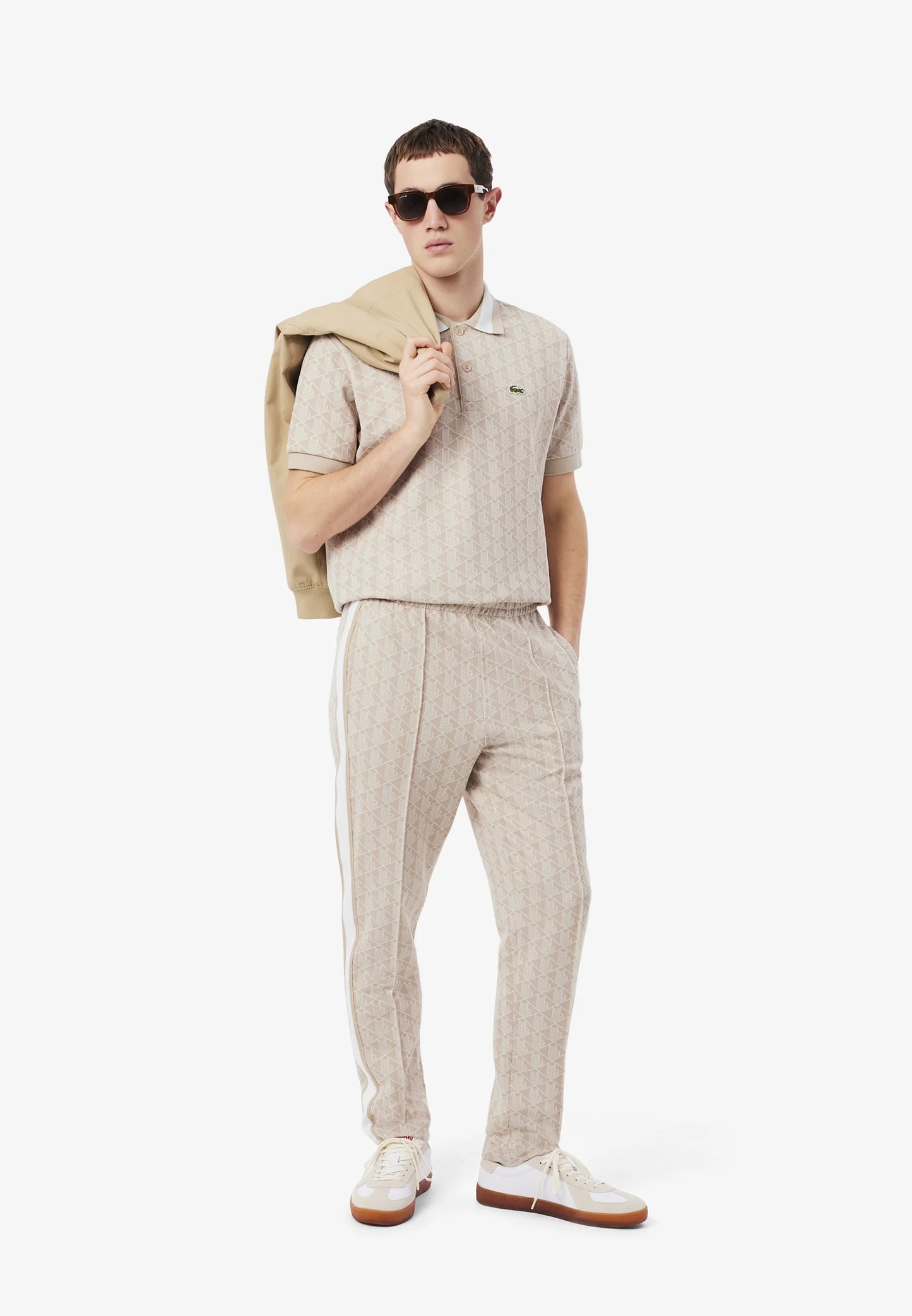 Lacoste Monogram Jacquard Polo Shirt