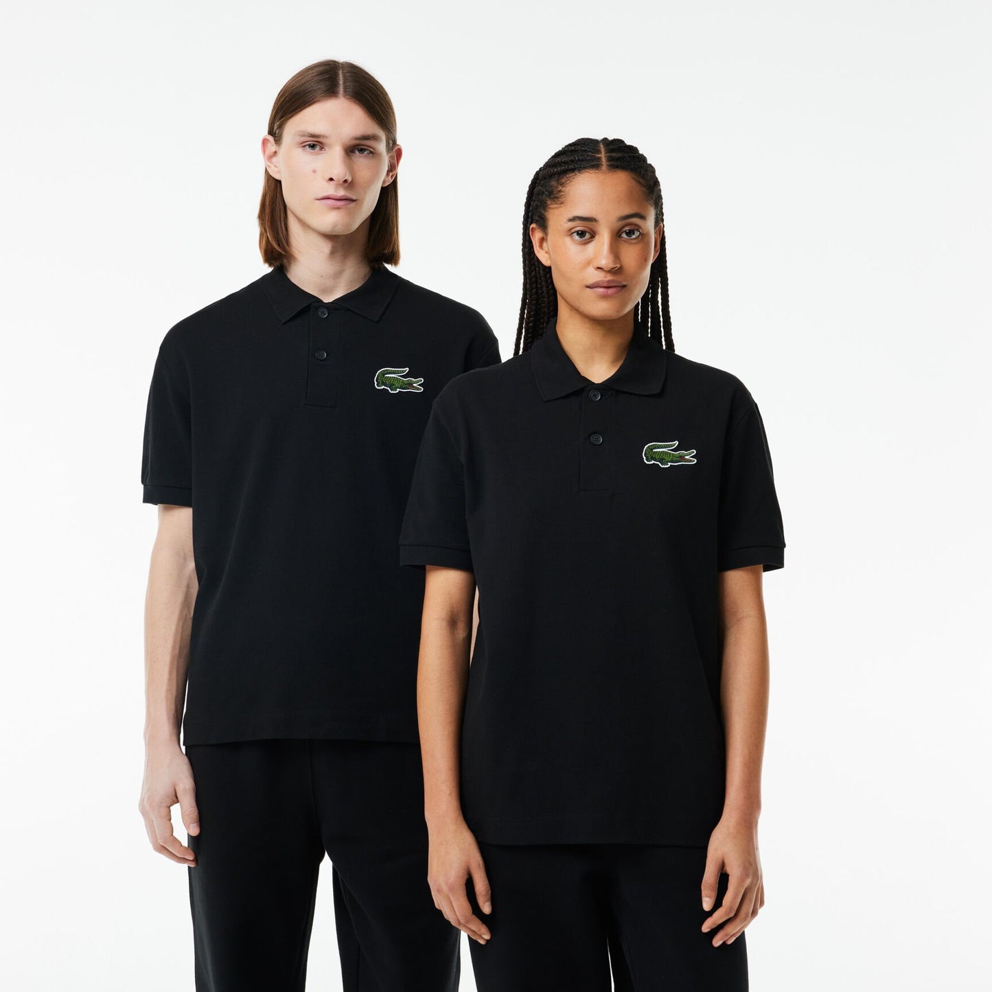LACOSTE POLO TSHIRT SLIM FIT BIG G LOGO BLK