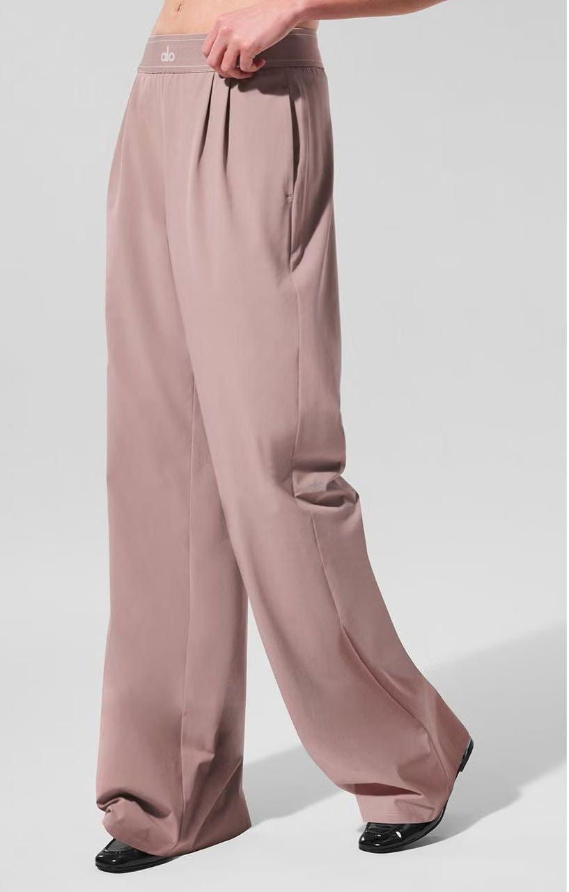 ALO HighRise Logo Elastic Waist Yoga Pants (fit smaller)