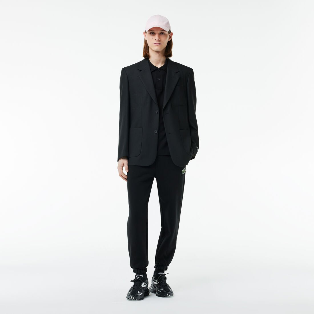 LACOSTE POLO TSHIRT SLIM FIT BIG G LOGO BLK