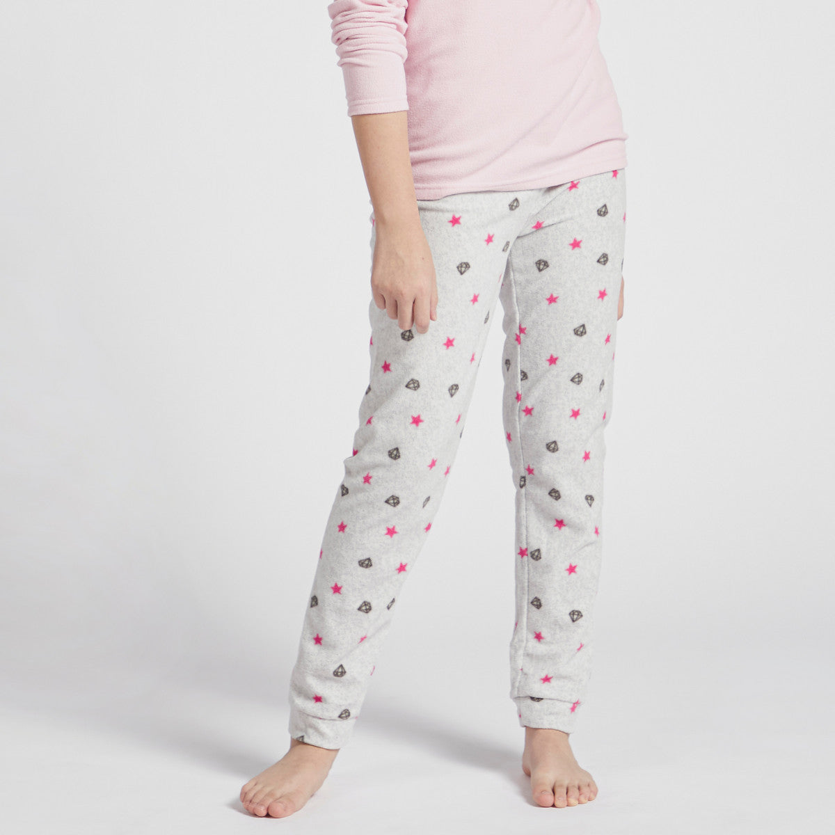 Max Pajama Pink Fleece Girls