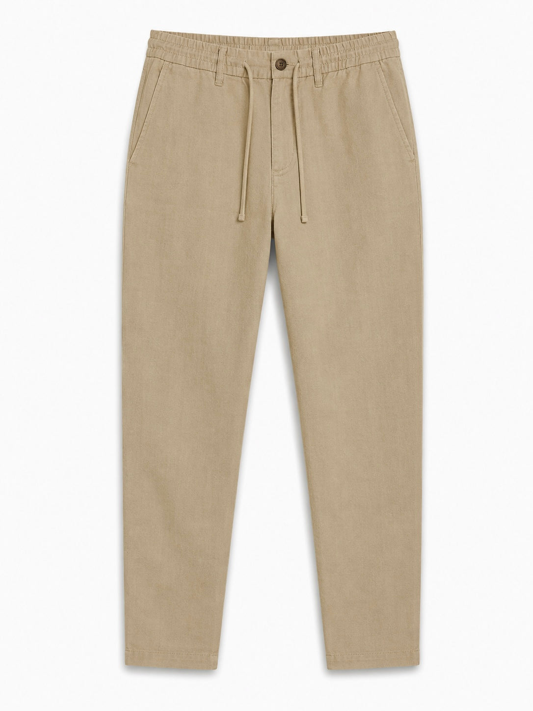 Ralph Lauren straight fit linen cotton trouser khaki