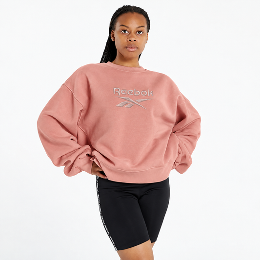 SWEATSHIRT REEBOK CLASSICS RBK ND FLEECE CREWNECK Fit Bigger Over Sized