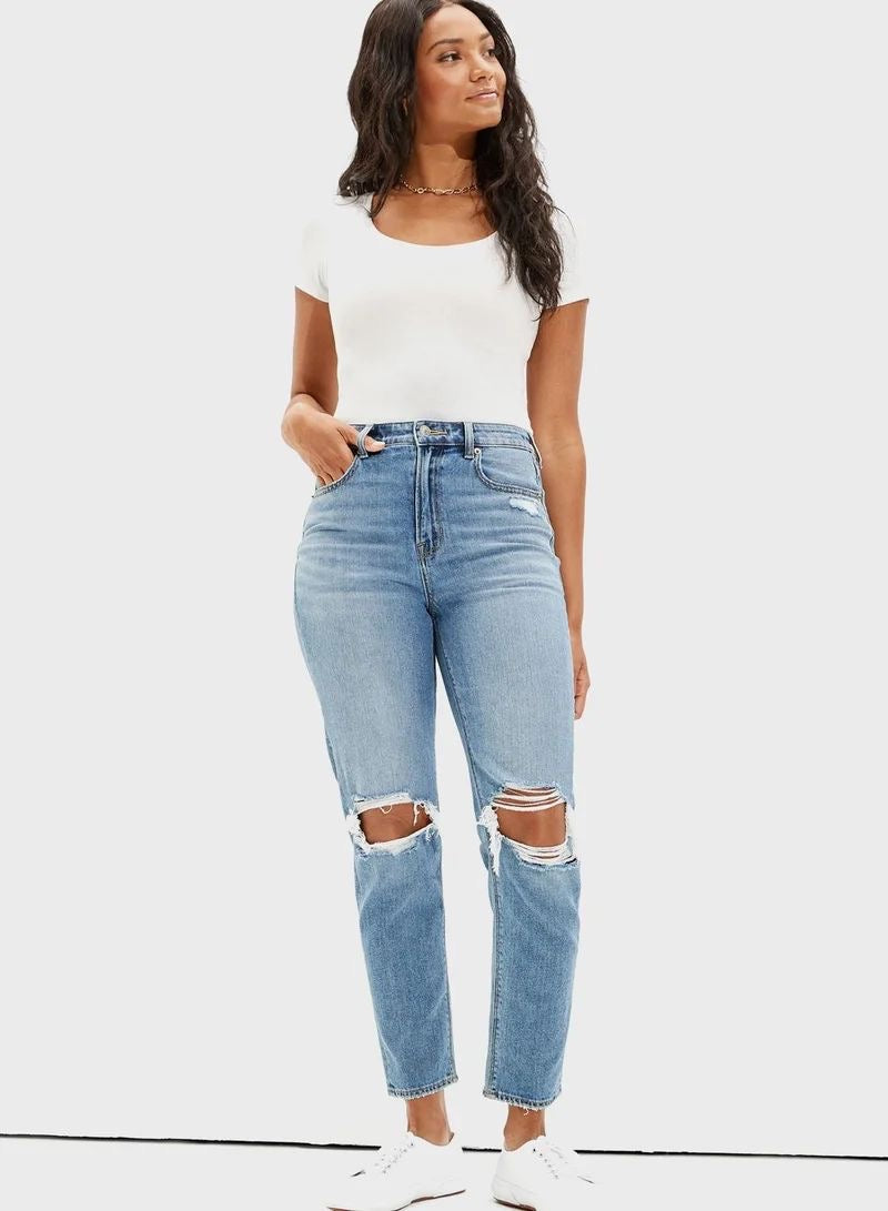 American eagle mom jeans