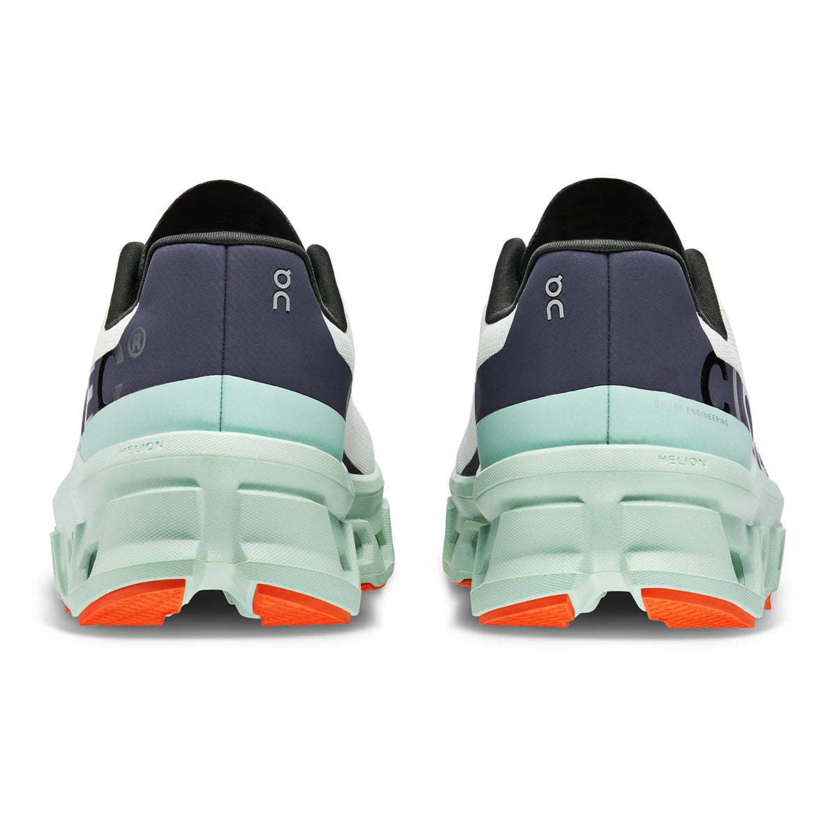 ON Cloudmonster trainers in white and green