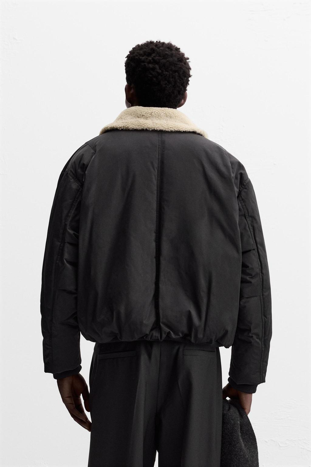 Zara Jacket Fur Collar